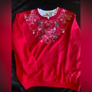 Christmas sweater Vintage 90’s extra shenanigans crewneck mock neck sweatshirt.